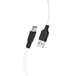 Кабель Hoco X21 Plus Silicone charging for Type-C (L=2M) [Black-and-White]