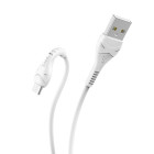 Cablu Hoco X37 Cool power Mirco USB 2.4A (1m) [White]