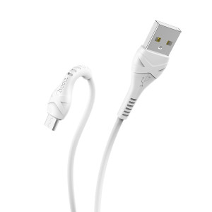 Cablu Hoco X37 Cool power Mirco USB 2.4A (1m) [White]