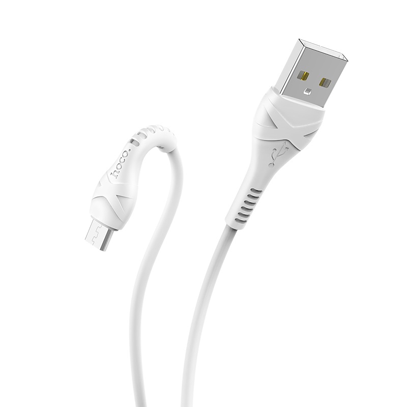 Cablu Hoco X37 Cool power Mirco USB 2.4A (1m) [White]