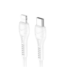 Cablu Hoco X37 Cool power PD charging data cable Lightning (1m) [White]