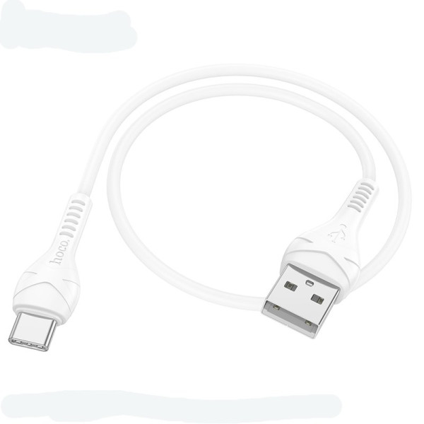 Кабель Hoco X37 Cool power charging data cable for Type-C (L=0.5M) [White]