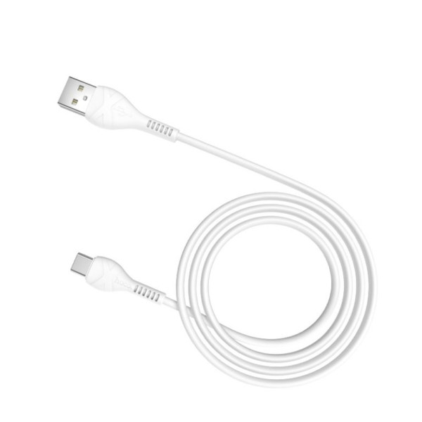 Cablu Hoco X37 Cool power Type-C 3A (1m) [White]
