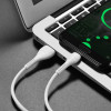 Cablu Hoco X37 Cool power Type-C 3A (1m) [White]