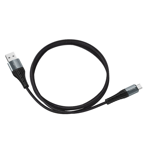 Кабель Hoco X38 Cool Micro USB 2.4A (1м) [Black]