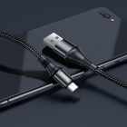 Cablu Hoco X50 Excellent Micro USB 2.4A (1m) [Black]
