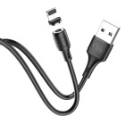 Cablu Hoco X52 Sereno Mgnetic Lightning (1m) [Black]