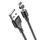 Cablu Hoco X52 Sereno Mgnetic Lightning (1m) [Black]