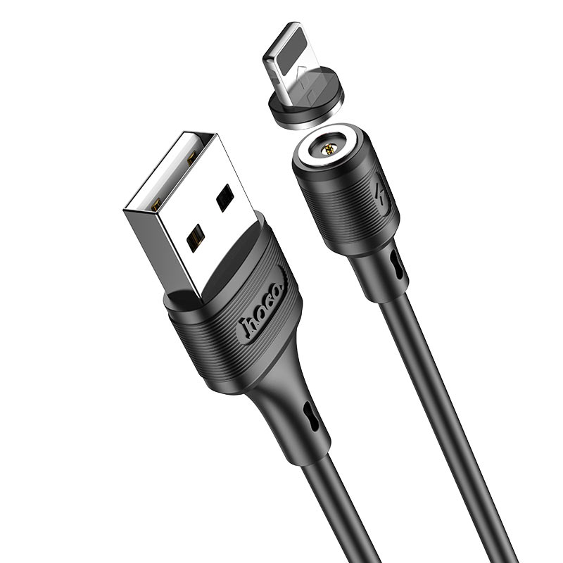 Cablu Hoco X52 Sereno Mgnetic Lightning (1m) [Black]