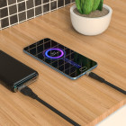 Cablu Hoco X53 Angel Silicone Charging Data Cable Micro USB 2.4A (1m) [Black]