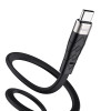 Кабель Hoco X53 Angel Silicone Charging Data Cable Type-C 3A (1м) [Black]