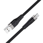 Cablu Hoco X53 Angel Silicone Charging Data Cable Type-C 3A (1m) [Black]