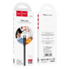 Cablu Hoco X53 Angel Silicone Charging Data Cable Lightning 2.4A (1m) [Black]