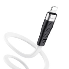 Кабель Hoco X53 Angel Silicone Charging Data Cable Lightning 2.4A (1м) [White]