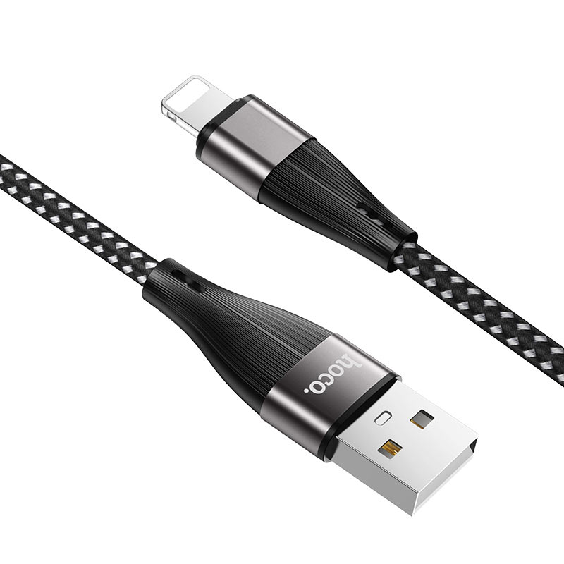 Cablu Hoco X57 Blessing Lightning 2.4A (1m) [Black]