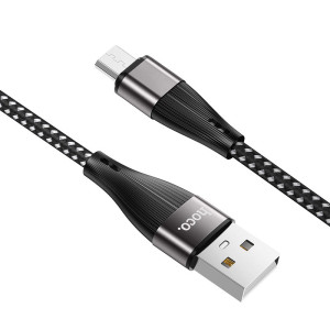 Кабель Hoco X57 Blessing Micro USB 2.4A (1м) [Black]
