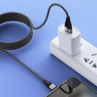 Cablu Hoco X57 Blessing Micro USB 2.4A (1m) [Black]