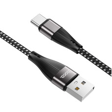 Cablu Hoco X57 Blessing Type-C 3A (1m) [Black]