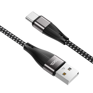 Cablu Hoco X57 Blessing Type-C 3A (1m) [Black]
