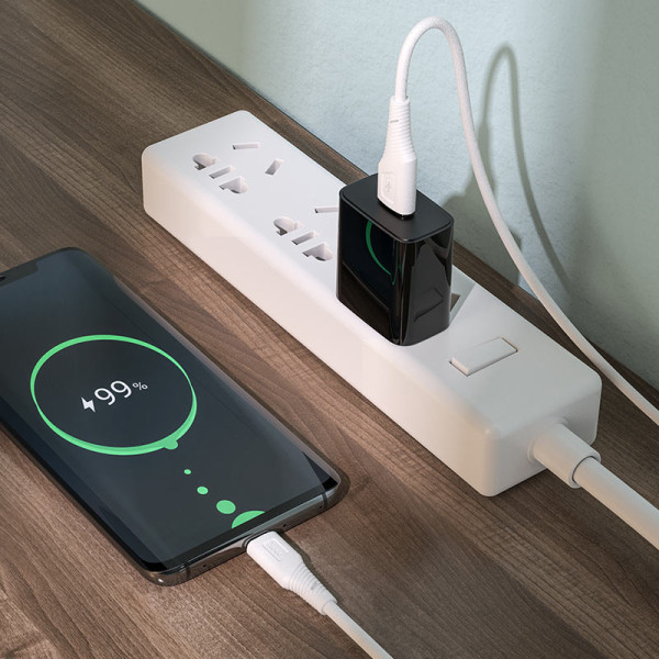 Кабель Hoco X58 Airy silicone charging data cable for Type-C (1м) [White]