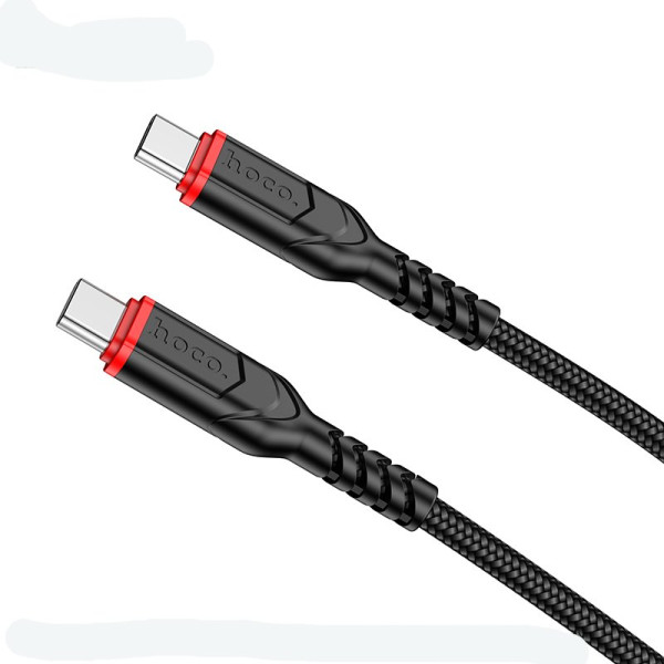 Кабель Hoco X59 Victory 60W charging data cable Type-C to Type-C (L=3M) [Black]