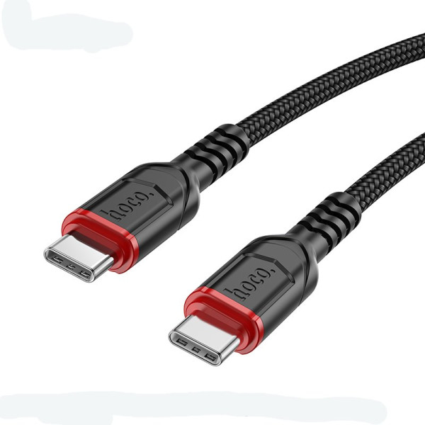 Кабель Hoco X59 Victory 60W charging data cable Type-C to Type-C (L=3M) [Black]