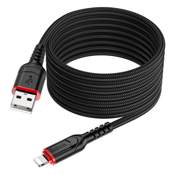 Кабель Hoco X59 Victory charging data cable for iP (2м) [Black]