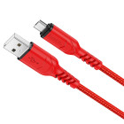 Cablu Hoco X59 Victory charging data cable for Micro (1m) [Red]