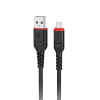 Cablu Hoco X59 Victory charging data cable Micro(L=3M) [Black]
