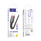Cablu Hoco X59 Victory charging data cable for Type-C (2m) [Black]