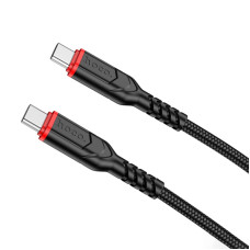 Кабель Hoco X59 Victory 60W charging data cable Type-C to Type-C (1м) [Black]