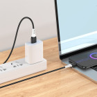 Cablu Hoco X82 Silicone Micro USB (1m) [Black]