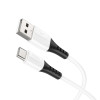 Cablu Hoco X82 Silicone Type-C USB (1m) [White]