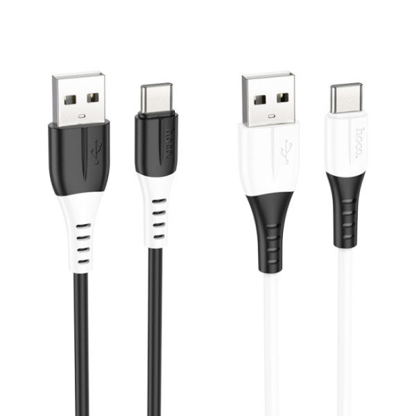 Cablu Hoco X82 Silicone Type-C USB (1m) [White]