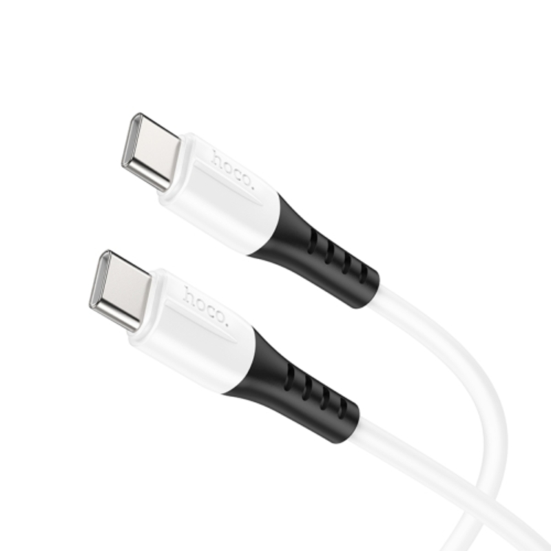 Cablu Hoco X82 Type-C to Type-C 60W (1m) [White]