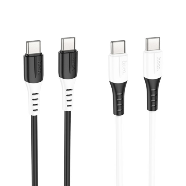 Cablu Hoco X82 Type-C to Type-C 60W (1m) [White]