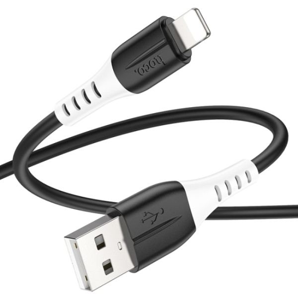 Cablu Hoco X82 Silicone Lightning (1m) [Black]