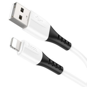 Кабель Hoco X82 Silicone Lightning (1м) [White]