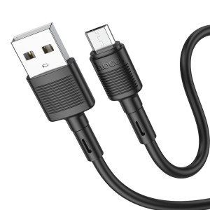 Cablu Hoco X83 Victory Micro USB 2.4A (1m) [Black]