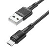 Cablu Hoco X83 Victory Micro USB 2.4A (1m) [Black]
