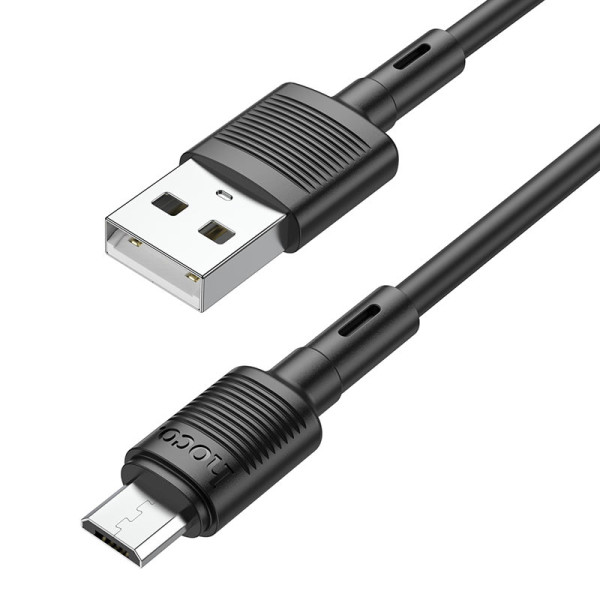 Cablu Hoco X83 Victory Micro USB 2.4A (1m) [Black]