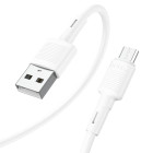 Кабель Hoco X83 Victory data cable For Micro 2.4A (1M)[White]