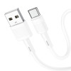 Кабель Hoco X83 Victory data cable For Type-C 3A (1M)[White]