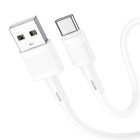 Cablu Hoco X83 Victory data cable For Type-C 3A (1M)[White]