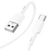 Кабель Hoco X83 Victory data cable For Type-C 3A (1M)[White]