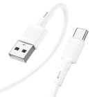 Cablu Hoco X83 Victory data cable For Type-C 3A (1M)[White]