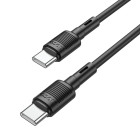 Cablu Hoco X83 Victory Type-C to Type-C 60W (1M) [Black]