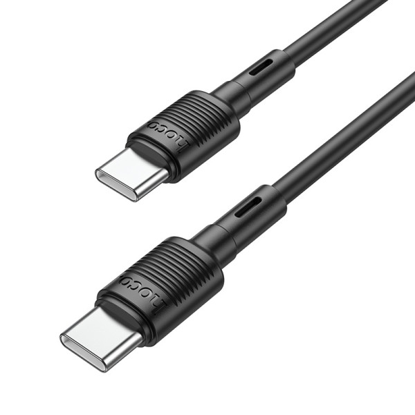Cablu Hoco X83 Victory Type-C to Type-C 60W (1M) [Black]