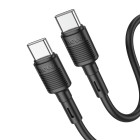 Cablu Hoco X83 Victory Type-C to Type-C 60W (1M) [Black]
