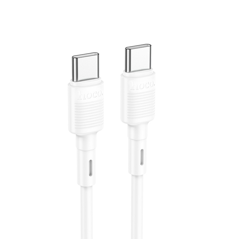 Cablu Hoco X83 Victory Type-C to Type-C 60W (1M) [White]